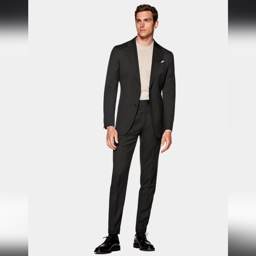 Suit Supply - 36S/30 Dark Brown Havana Suit - untailored